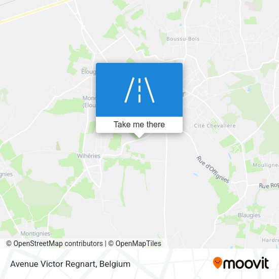 Avenue Victor Regnart plan