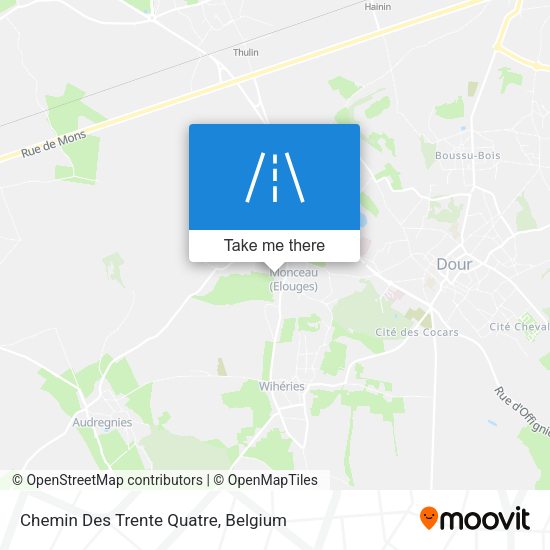 Chemin Des Trente Quatre plan