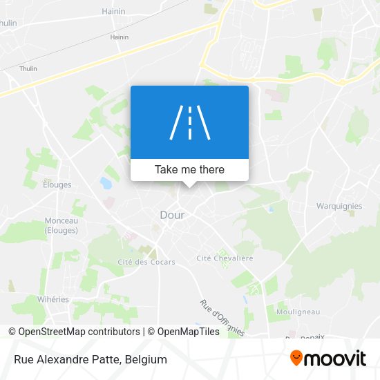 Rue Alexandre Patte plan