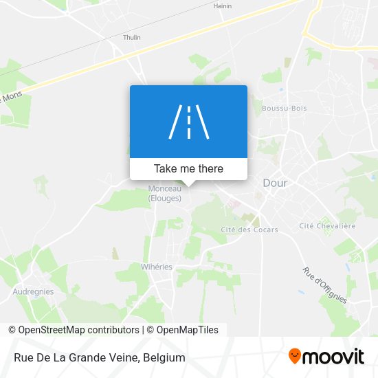 Rue De La Grande Veine plan