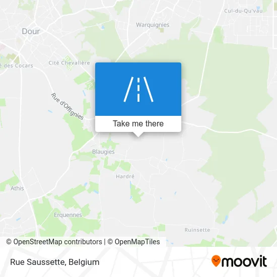 Saussette Street map