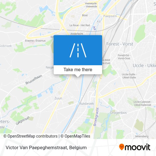 Victor Van Paepeghemstraat map