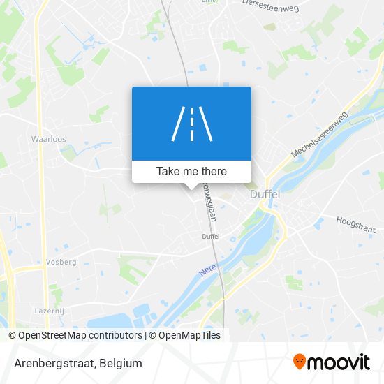 Arenbergstraat map