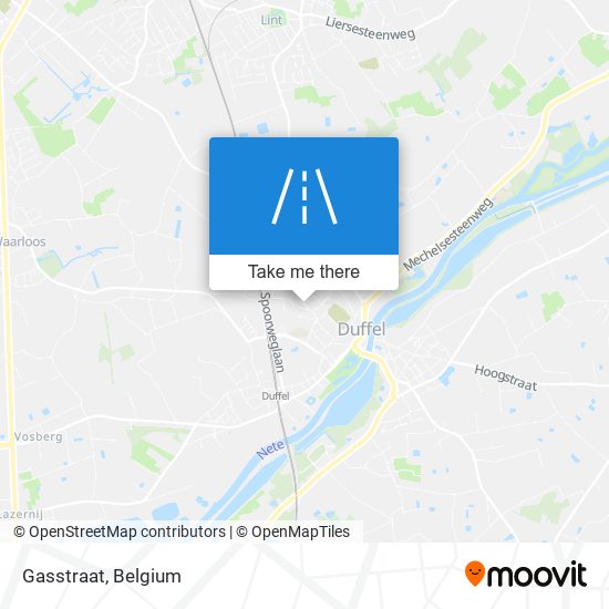 Gasstraat map