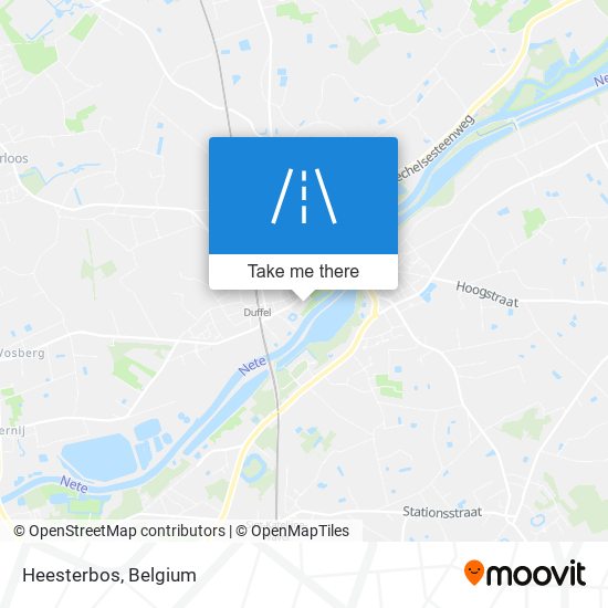 Heesterbos map