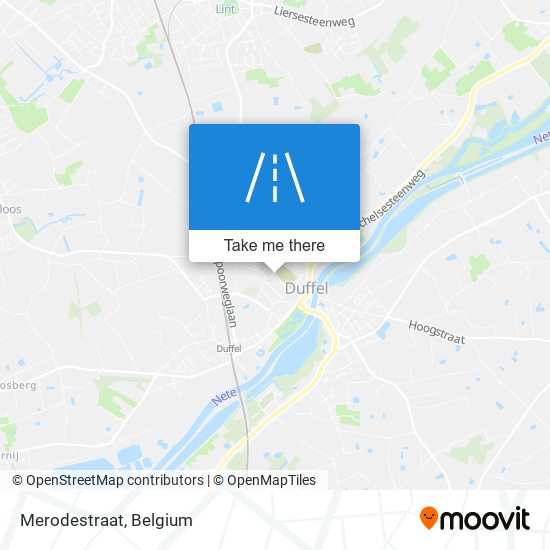 Merodestraat map