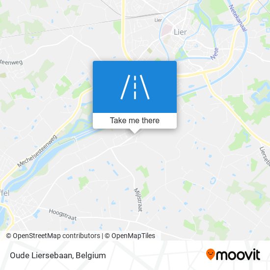 Oude Liersebaan map