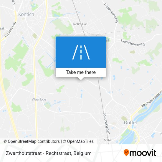 Zwarthoutstraat - Rechtstraat map