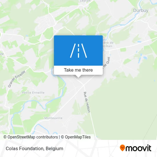 Colas Foundation map