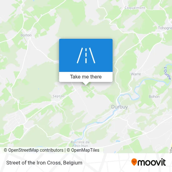 Street of the Iron Cross map