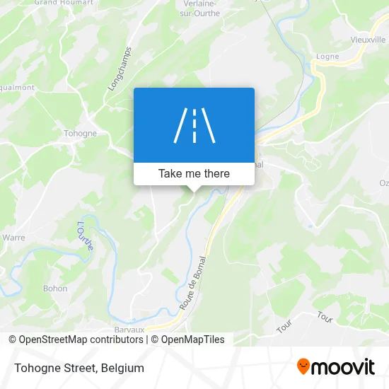 Tohogne Street map