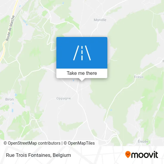 Three Fountains Street map