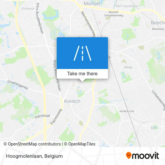 Hoogmolenlaan map
