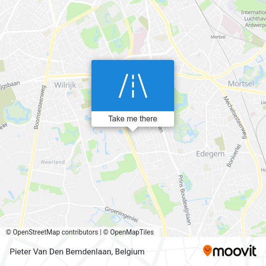 Pieter Van Den Bemdenlaan plan