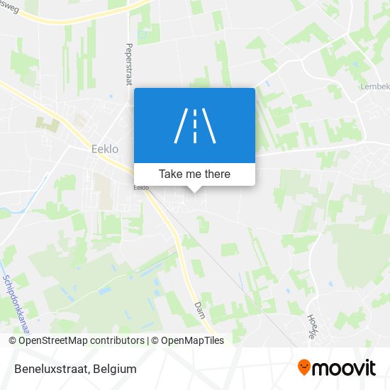 Beneluxstraat map