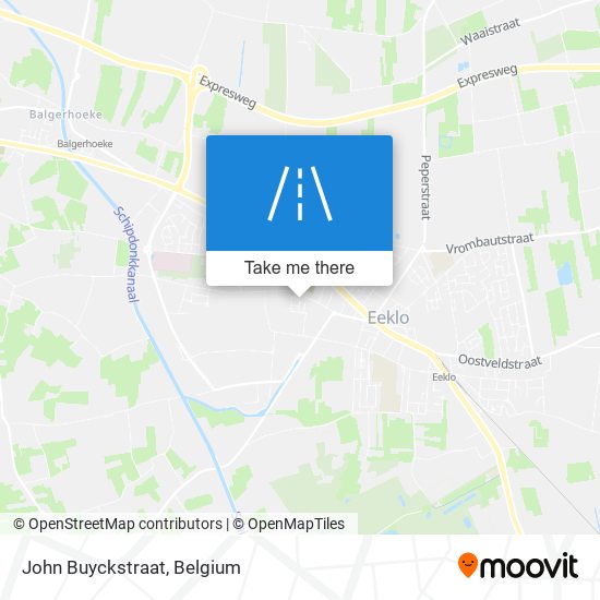 John Buyckstraat map