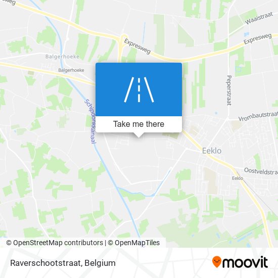 Raverschootstraat map