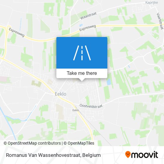 Romanus Van Wassenhovestraat map