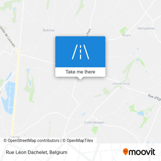 Rue Léon Dachelet plan