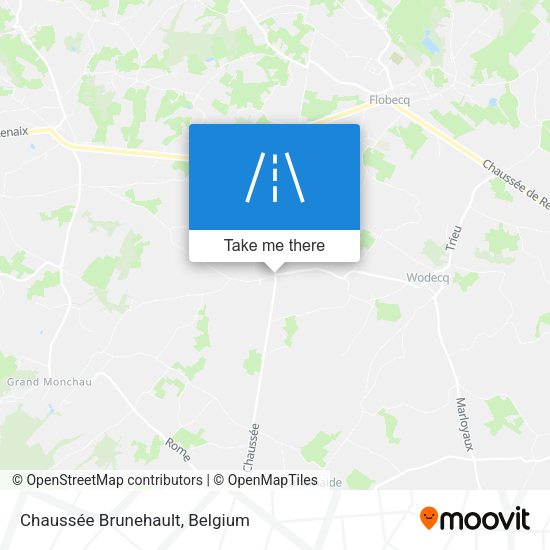 Chaussée Brunehault map
