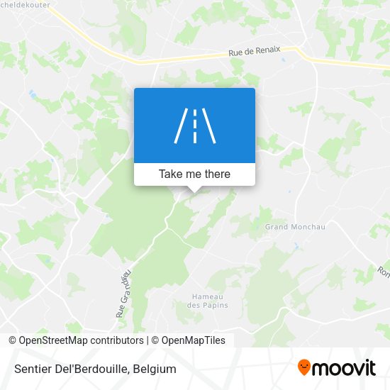 Sentier Del'Berdouille map