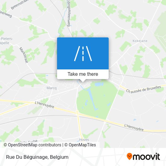 Rue Du Béguinage plan