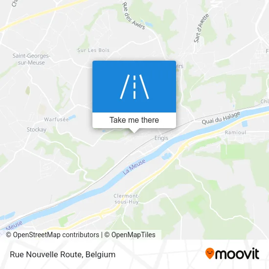 Rue Nouvelle Route map