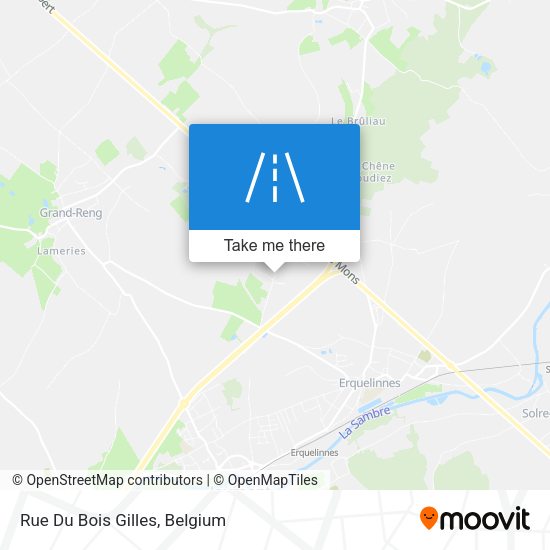 Rue Du Bois Gilles plan