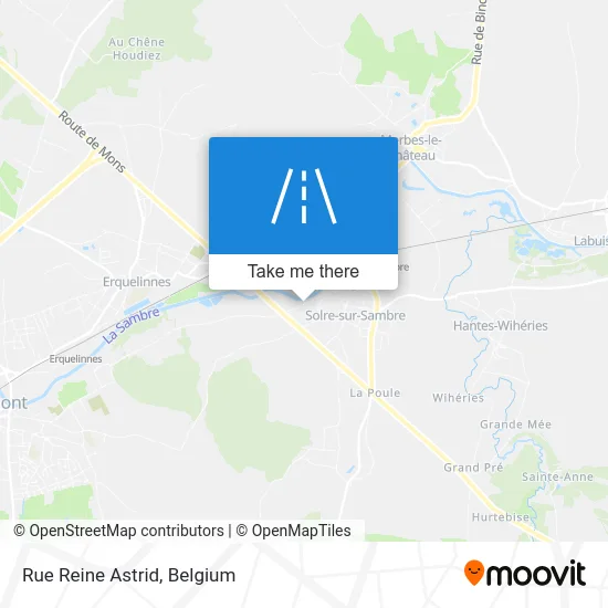 Queen Astrid Street map