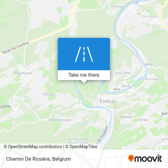 Chemin De Rosière plan
