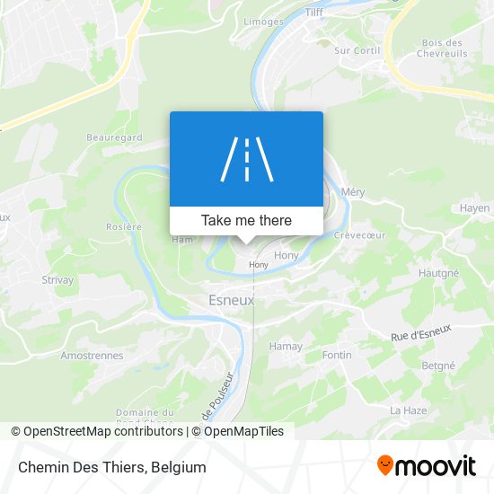 Chemin Des Thiers map