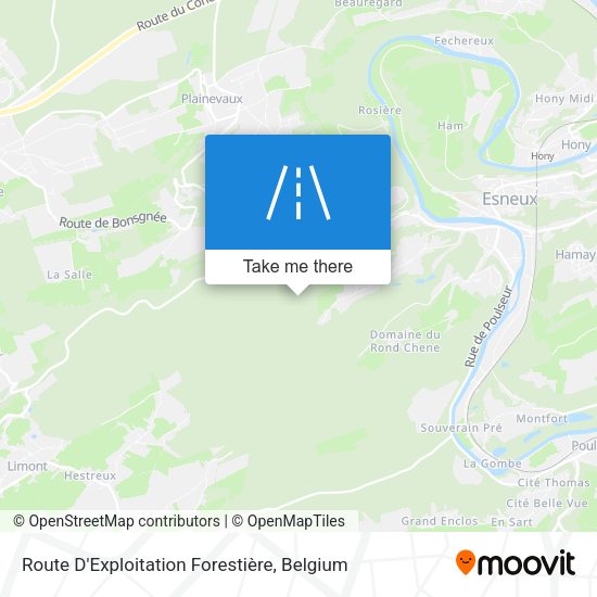 Route D'Exploitation Forestière plan