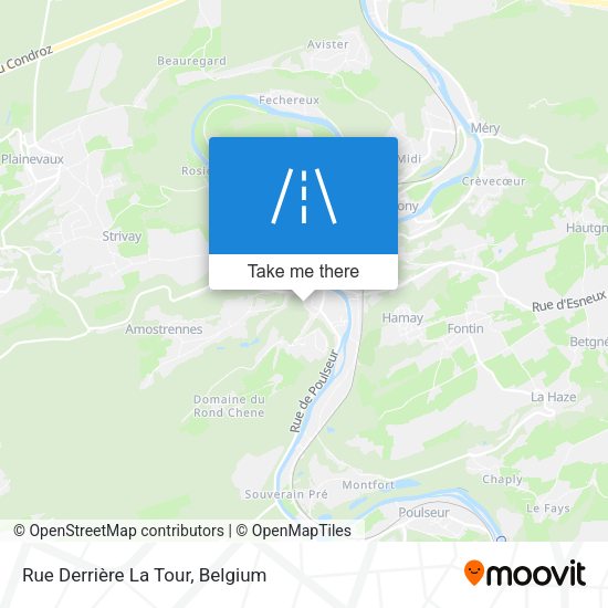 Rue Derrière La Tour map