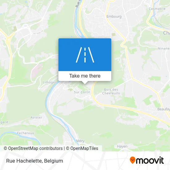 Hachelette Street map