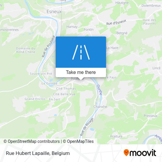 Rue Hubert Lapaille plan