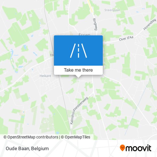 Oude Baan map