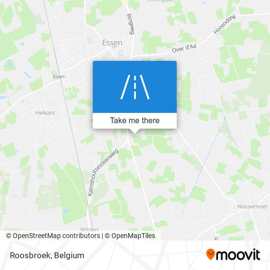 Roosbroek map