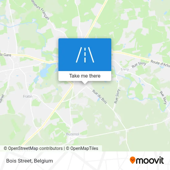 Bois Street map