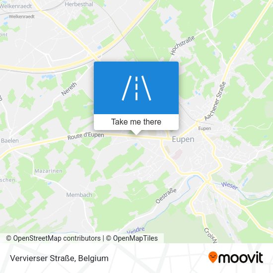 Vervierser Straße map