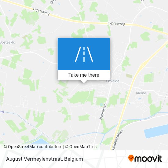 August Vermeylenstraat map