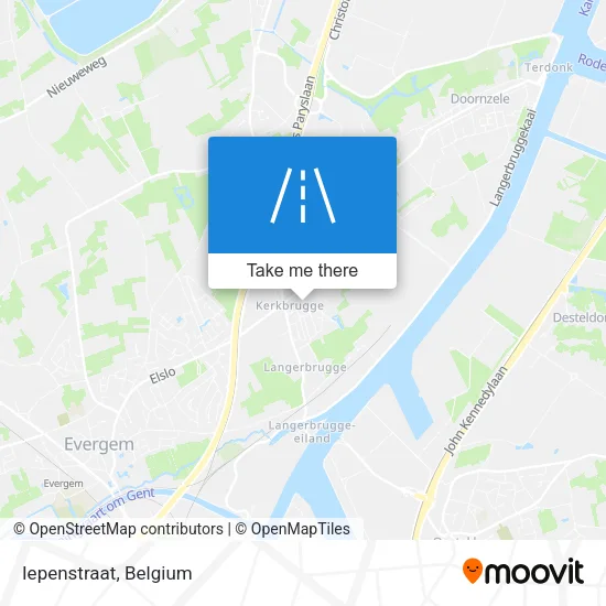 Iepenstraat map