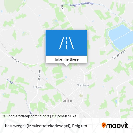 Kattewegel (Meulestratekerkwegel) plan