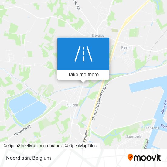 Noordlaan map