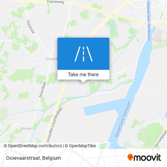 Ooievaarstraat map