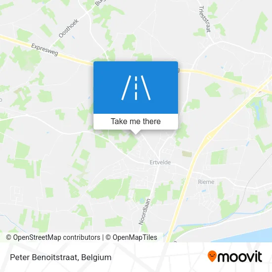 Peter Benoitstraat map