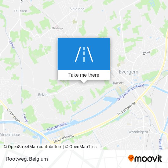 Rootweg map