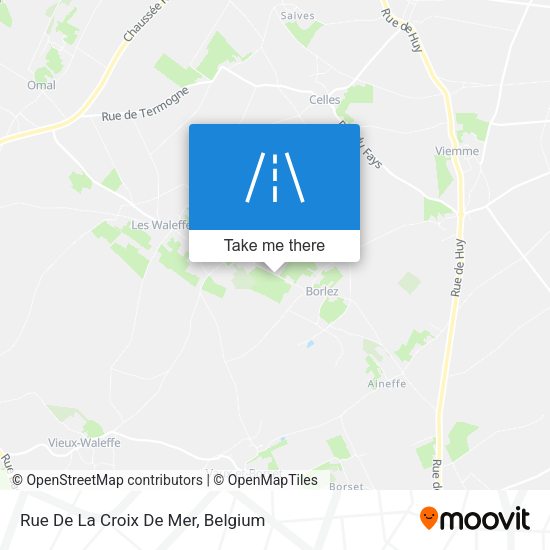 Rue De La Croix De Mer map