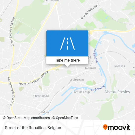 Street of the Rocailles map