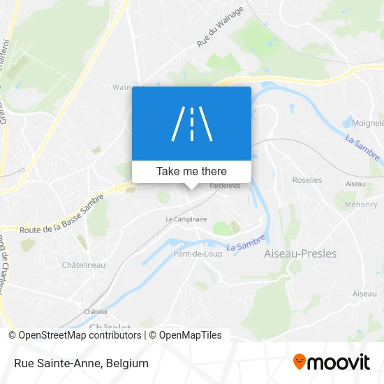 Saint Anne Street map