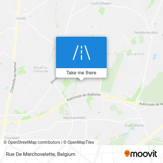 Marchovelette Street map